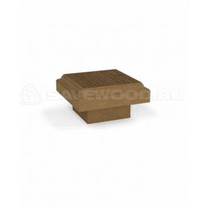 Крышка малая для заборов и ограждений из ДПК от производителя  Savewood по цене 725 р