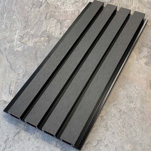 Реечная Фасадная панель Wood-X 219х26 (Шлифованная) Чёрное дерево от производителя  EasyDecking по цене 837 р