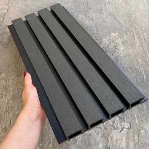 Реечная Фасадная панель Wood-X 219х26 (Шлифованная) Чёрное дерево от производителя  EasyDecking по цене 837 р