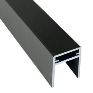 П-профиль алюминиевый 35x25 Чёрное дерево от производителя  EasyDecking по цене 750 р