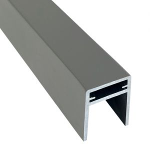 П-профиль алюминиевый 35x25 Серый от производителя EasyDecking по цене 750 р П-профиль алюминиевый 35x25 Серый от производителя EasyDecking по цене 750 р