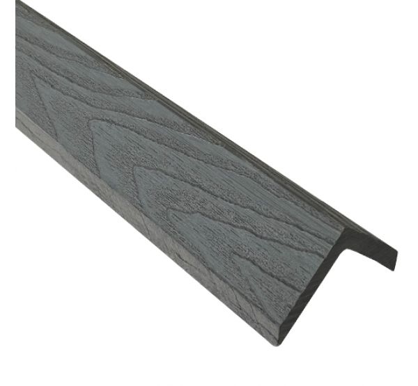 Уголок ДПК Wood-Х 45х45 Серый Микс от производителя EasyDecking по цене 320 р Уголок ДПК Wood-Х 45х45 Серый Микс от производителя EasyDecking по цене 320 р