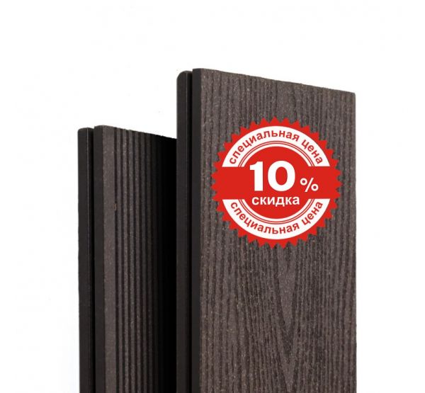 Террасная доска ДПК Tehno пустотелая Венге от производителя Ecodecking по цене 453 р Террасная доска ДПК Tehno пустотелая Венге от производителя Ecodecking по цене 453 р