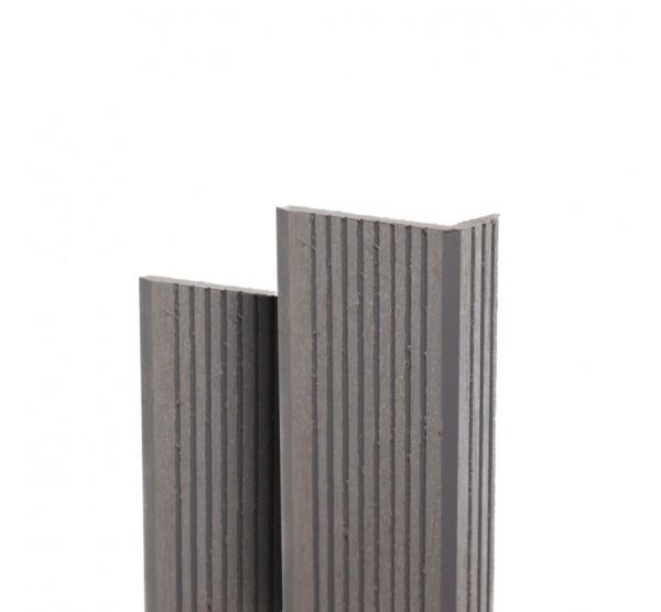 Угол торцевой Tehno Серый от производителя Ecodecking по цене 280 р Угол торцевой Tehno Серый от производителя Ecodecking по цене 280 р