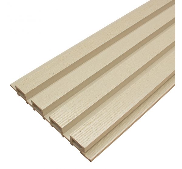 Доска Фасадная из ДПК Wood Рейка Слоновая кость от производителя  Faynag по цене 842 р