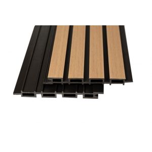 Фасадная реечная панель Скай коэкструзия Бук от производителя Ecodecking по цене 960 р Фасадная реечная панель Скай коэкструзия Бук от производителя Ecodecking по цене 960 р