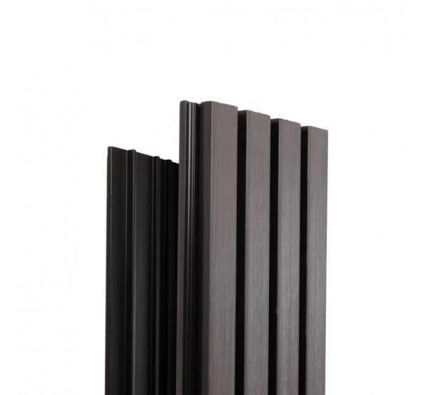 Реечная фасадная панель Техно Графит от производителя Ecodecking по цене 921 р Реечная фасадная панель Техно Графит от производителя Ecodecking по цене 921 р