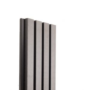 Реечная фасадная панель Техно Серый от производителя Ecodecking по цене 956 р Реечная фасадная панель Техно Серый от производителя Ecodecking по цене 956 р