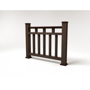 Ограждение ДПК цвет Венге Сборка №1 от производителя Faynag по цене 5 950 р Ограждение ДПК цвет Венге Сборка №1 от производителя Faynag по цене 5 950 р