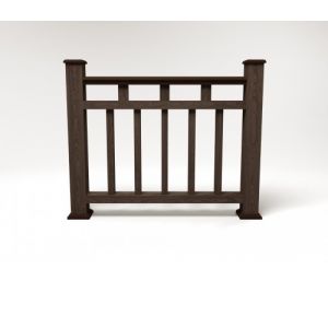 Ограждение ДПК цвет Венге Сборка №1 от производителя Faynag по цене 5 950 р Ограждение ДПК цвет Венге Сборка №1 от производителя Faynag по цене 5 950 р