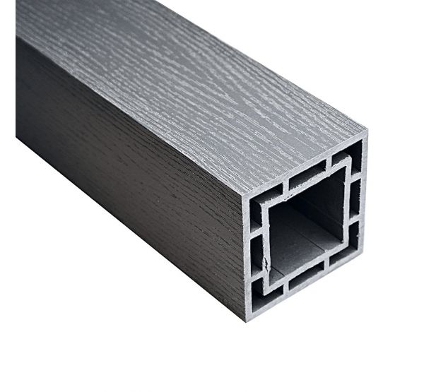 Столб из ДПК WOOD Графит от производителя Faynag по цене 1 485 р Столб из ДПК WOOD Графит от производителя Faynag по цене 1 485 р