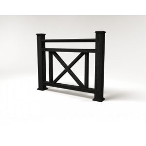 Ограждение ДПК цвет Кварц Сборка №2 от производителя Faynag по цене 5 950 р Ограждение ДПК цвет Кварц Сборка №2 от производителя Faynag по цене 5 950 р