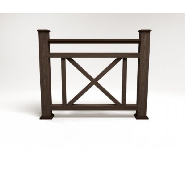 Ограждение ДПК цвет Венге Сборка №2 от производителя Faynag по цене 5 950 р Ограждение ДПК цвет Венге Сборка №2 от производителя Faynag по цене 5 950 р