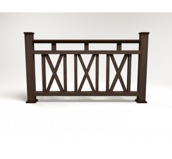 Ограждение ДПК цвет Венге Сборка №3 от производителя Faynag по цене 5 950 р Ограждение ДПК цвет Венге Сборка №3 от производителя Faynag по цене 5 950 р