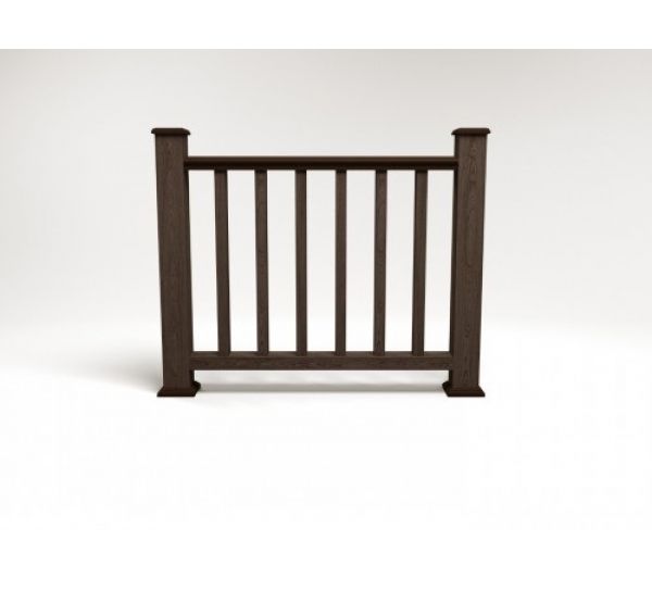 Ограждение ДПК цвет Венге Сборка №5 от производителя  Faynag по цене 5 950 р