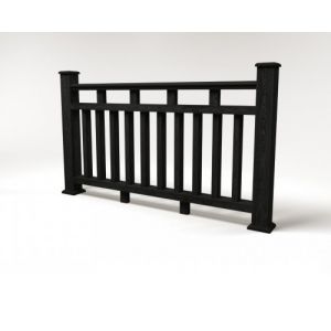 Ограждение ДПК цвет Кварц Сборка №8 от производителя  Faynag по цене 5 950 р