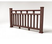 Ограждение ДПК цвет Шоколад Сборка №8 Ограждение ДПК цвет Шоколад Сборка №8