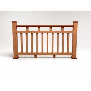 Ограждение ДПК цвет Терракот Сборка №8 от производителя  Faynag по цене 6 195 р