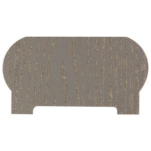 Заглушка торцевая для перил ДПК 95х50 Графит от производителя  Faynag по цене 385 р