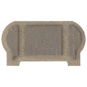 Заглушка торцевая для перил ДПК 95х50 Графит от производителя  Faynag по цене 385 р