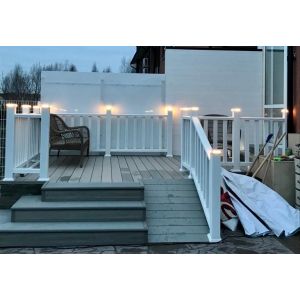 Балясина ДПК Белая от производителя GardenParkett по цене 590 р Балясина ДПК Белая от производителя GardenParkett по цене 590 р