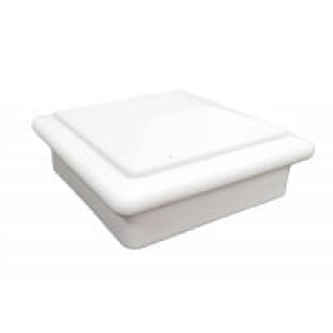 Крышка столба верхняя Белая от производителя GardenParkett по цене 520 р Крышка столба верхняя Белая от производителя GardenParkett по цене 520 р