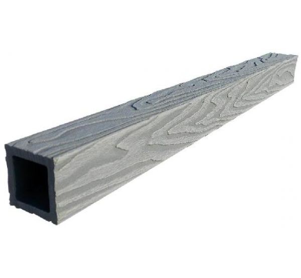 Балясина ДПК 3D фактура дерева Серый от производителя GardenParkett по цене 550 р Балясина ДПК 3D фактура дерева Серый от производителя GardenParkett по цене 550 р