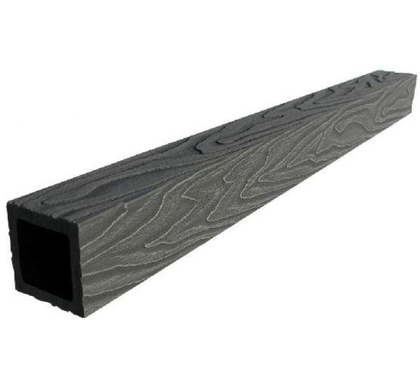 Балясина ДПК 3D фактура дерева Графит от производителя GardenParkett по цене 470 р Балясина ДПК 3D фактура дерева Графит от производителя GardenParkett по цене 470 р