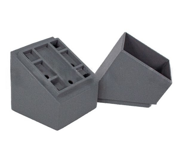 Крепление балясины наклонное Серый от производителя GardenParkett по цене 300 р Крепление балясины наклонное Серый от производителя GardenParkett по цене 300 р