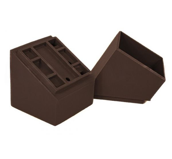 Крепление балясины наклонное Венге от производителя GardenParkett по цене 300 р Крепление балясины наклонное Венге от производителя GardenParkett по цене 300 р