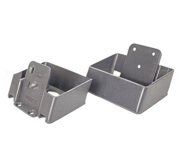 Крепление перил из алюминия наклонное Серый от производителя GardenParkett по цене 600 р Крепление перил из алюминия наклонное Серый от производителя GardenParkett по цене 600 р