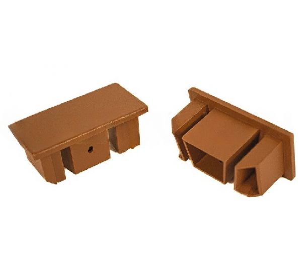 Заглушка торцевая из алюминия для перил Орех от производителя GardenParkett по цене 386 р Заглушка торцевая из алюминия для перил Орех от производителя GardenParkett по цене 386 р