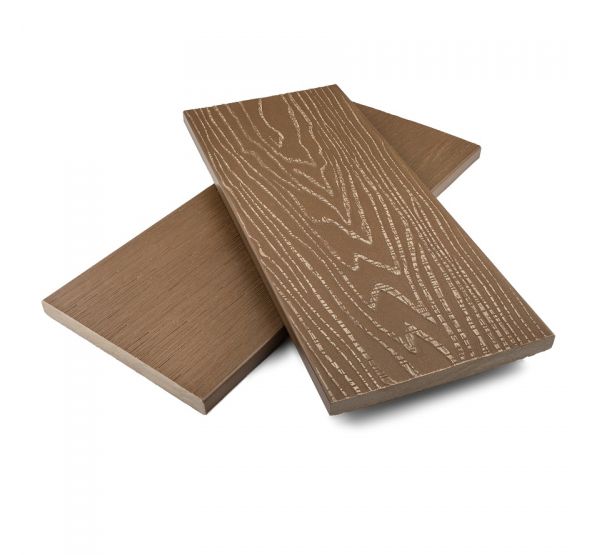 Заборная доска полнотелая ДПК  Орех от производителя  NanoWood по цене 420 р
