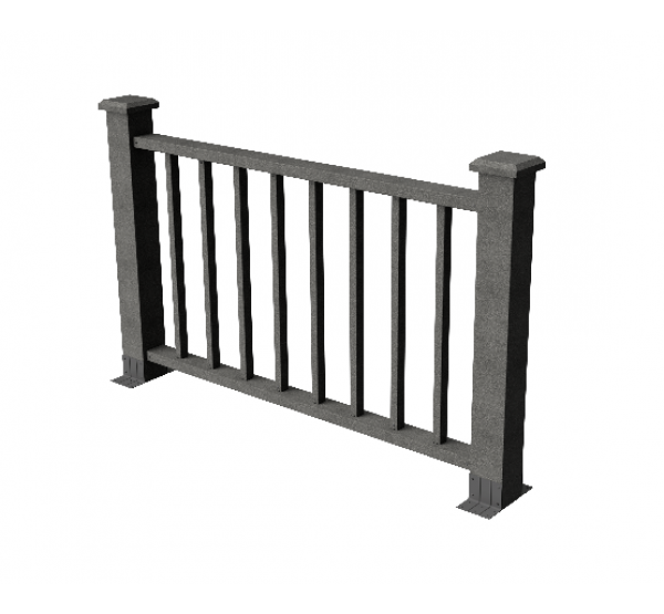 Декоративные ограждения ДПК "Альма 1500 (DIY)"скрытые крепежи, Серый базальт, шлифованное от производителя GrinderDeco по цене 5 691 р Декоративные ограждения ДПК "Альма 1500 (DIY)"скрытые крепежи, Серый базальт, шлифованное от производителя GrinderDeco по цене 5 691 р