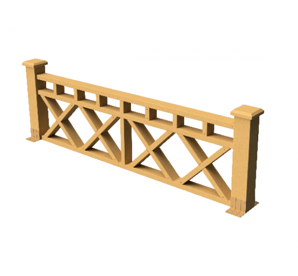 Декоративные ограждения ДПК "Бэйли", Песчаник, шлифованное от производителя GrinderDeco по цене 7 306 р Декоративные ограждения ДПК "Бэйли", Песчаник, шлифованное от производителя GrinderDeco по цене 7 306 р