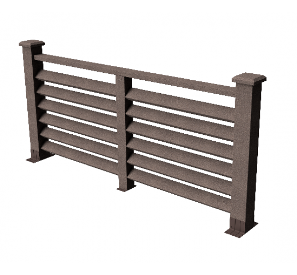 Декоративные ограждения ДПК "Босфор", Венге, шлифованное от производителя GrinderDeco по цене 7 591 р Декоративные ограждения ДПК "Босфор", Венге, шлифованное от производителя GrinderDeco по цене 7 591 р