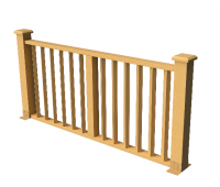 Декоративные ограждения ДПК "Бруклин", Песчаник, шлифованное Декоративные ограждения ДПК "Бруклин", Песчаник, шлифованное