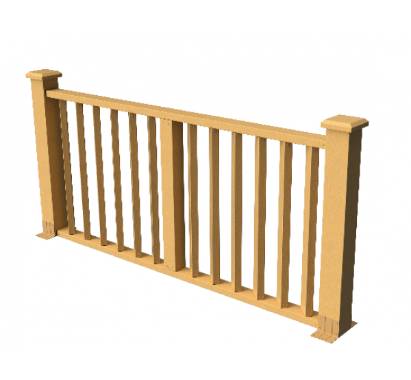 Декоративные ограждения ДПК "Бруклин", Песчаник, шлифованное от производителя GrinderDeco по цене 7 591 р Декоративные ограждения ДПК "Бруклин", Песчаник, шлифованное от производителя GrinderDeco по цене 7 591 р