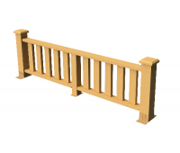 Декоративные ограждения ДПК " Эрес", Песчаник, шлифованное Декоративные ограждения ДПК " Эрес", Песчаник, шлифованное