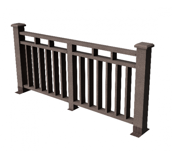 Декоративные ограждения ДПК " Европа", Венге, шлифованное от производителя GrinderDeco по цене 6 641 р Декоративные ограждения ДПК " Европа", Венге, шлифованное от производителя GrinderDeco по цене 6 641 р