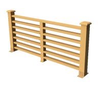 Декоративные ограждения ДПК " Марсело", Песчаник, шлифованное Декоративные ограждения ДПК " Марсело", Песчаник, шлифованное