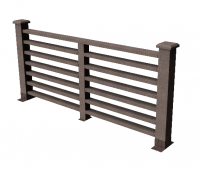 Декоративные ограждения ДПК " Марсело", Венге, шлифованное Декоративные ограждения ДПК " Марсело", Венге, шлифованное