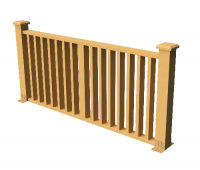 Декоративные ограждения ДПК " Риальто", Песчаник, шлифованное Декоративные ограждения ДПК " Риальто", Песчаник, шлифованное