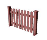 Декоративные ограждения ДПК " Сежурне", Мербау, шлифованное Декоративные ограждения ДПК " Сежурне", Мербау, шлифованное