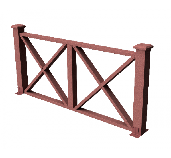 Декоративные ограждения ДПК " Тауэр", Мербау, шлифованное от производителя GrinderDeco по цене 5 216 р Декоративные ограждения ДПК " Тауэр", Мербау, шлифованное от производителя GrinderDeco по цене 5 216 р