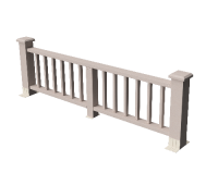 Декоративные ограждения ДПК " Троя", Выбеленный дуб, шлифованное Декоративные ограждения ДПК " Троя", Выбеленный дуб, шлифованное