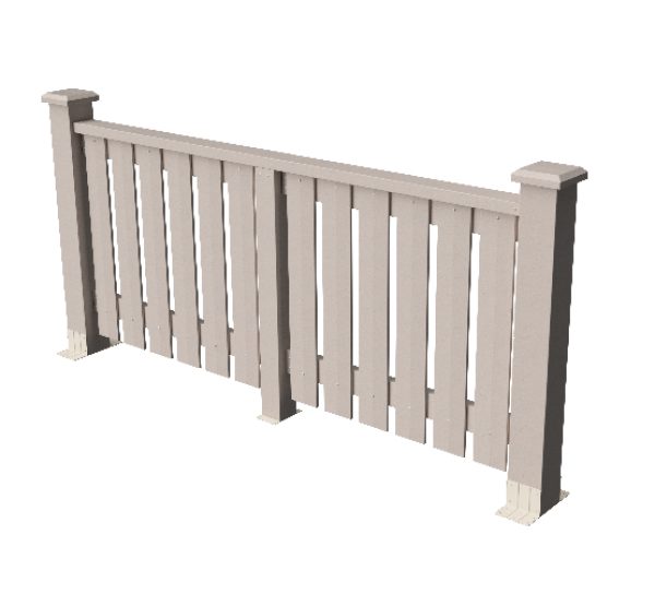 Декоративные ограждения ДПК "Вилидж", Выбеленный дуб, шлифованное от производителя GrinderDeco по цене 7 116 р Декоративные ограждения ДПК "Вилидж", Выбеленный дуб, шлифованное от производителя GrinderDeco по цене 7 116 р