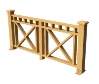 Декоративные ограждения ДПК "Виктория", Песчаник, шлифованное Декоративные ограждения ДПК "Виктория", Песчаник, шлифованное