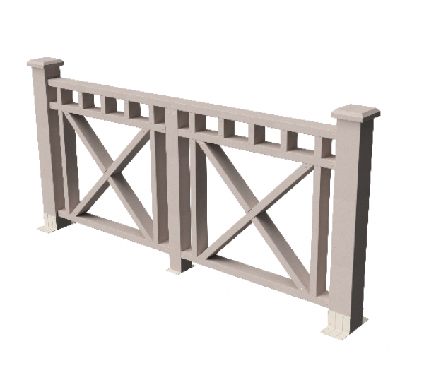 Декоративные ограждения ДПК "Виктория", Выбеленный дуб, шлифованное от производителя GrinderDeco по цене 9 016 р Декоративные ограждения ДПК "Виктория", Выбеленный дуб, шлифованное от производителя GrinderDeco по цене 9 016 р