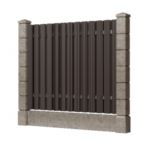 Доска заборная ДПК, тиснение "дуб" Асфальт от производителя GrinderDeco по цене 367 р Доска заборная ДПК, тиснение "дуб" Асфальт от производителя GrinderDeco по цене 367 р